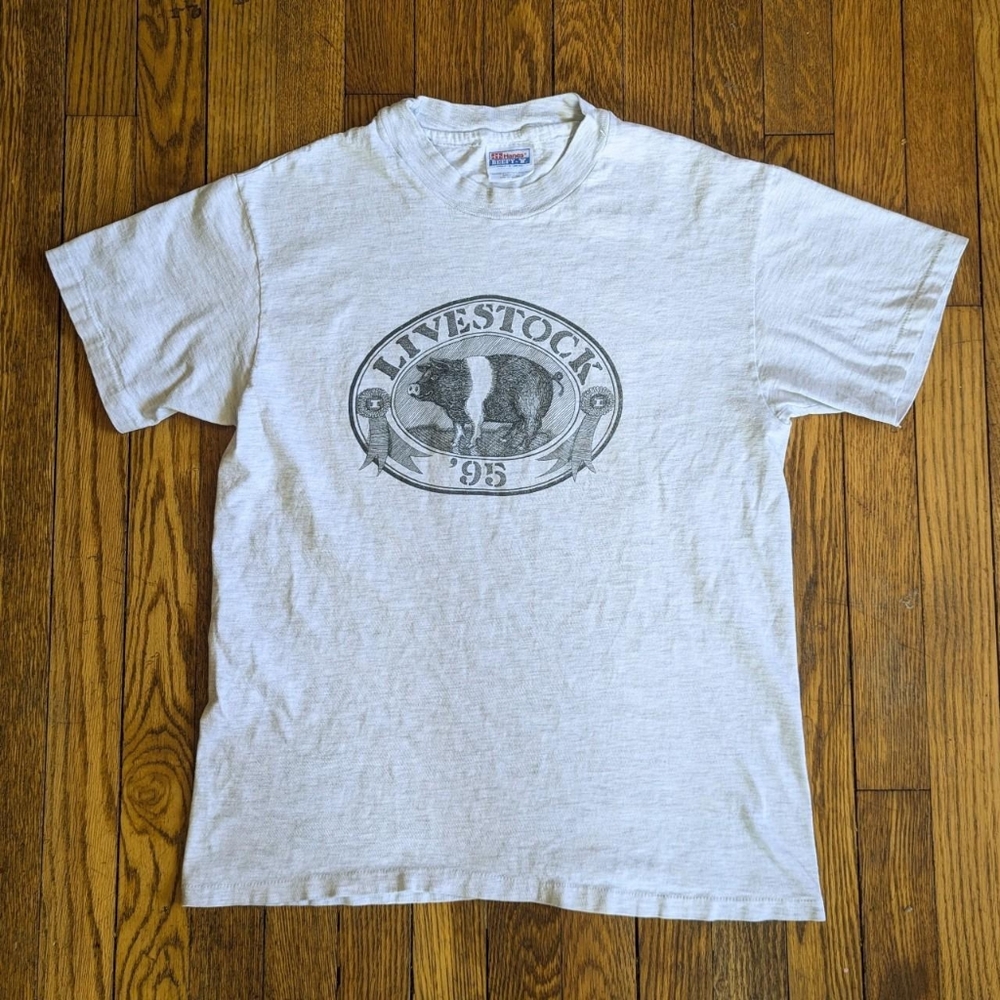 Vintage 90's Livestock '95 Concert Single Stitch T-shirt